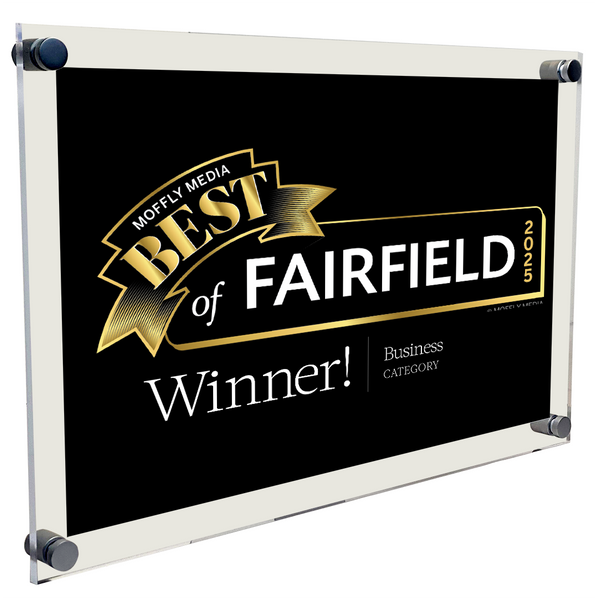 Moffly Media "Best of Towns" Award - Acrylic Standoff Plaque