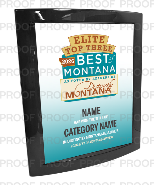 Distinctly Montana Magazine's — Best of Montana - Eclipse Plaque