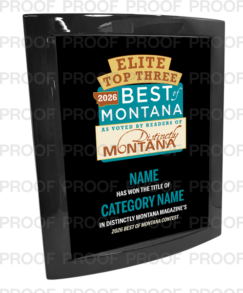 Distinctly Montana Magazine's — Best of Montana - Eclipse Plaque