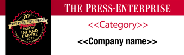 Best of Inland Empire Readers Choice Award | Outdoor Banners