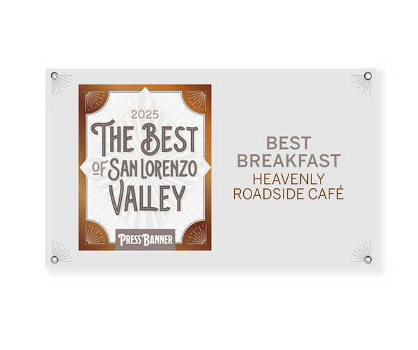 "Best of San Lorenzo Valley" Award Banner
