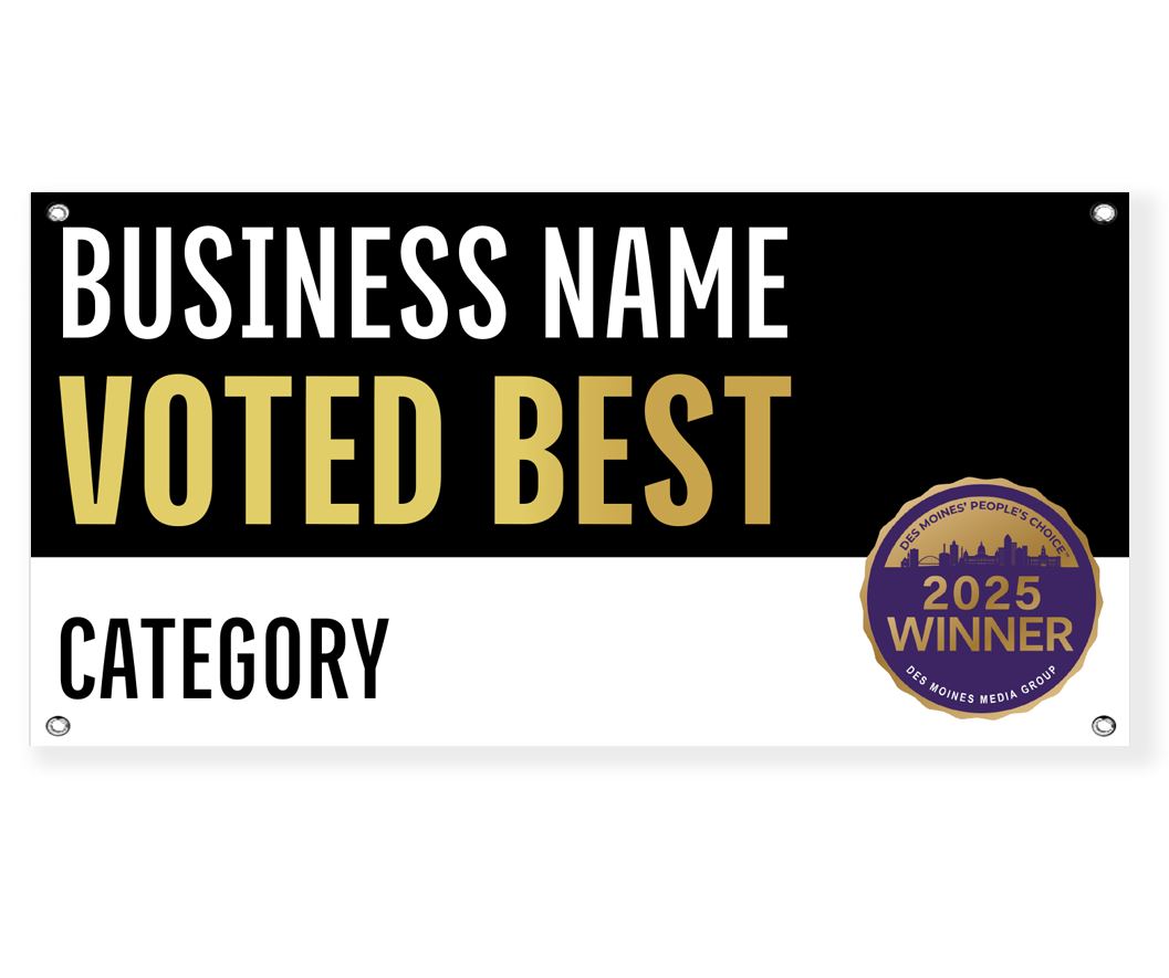Des Moines' People's Choice - Banners