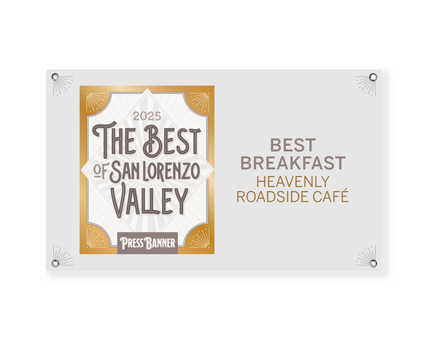 "Best of San Lorenzo Valley" Award Banner
