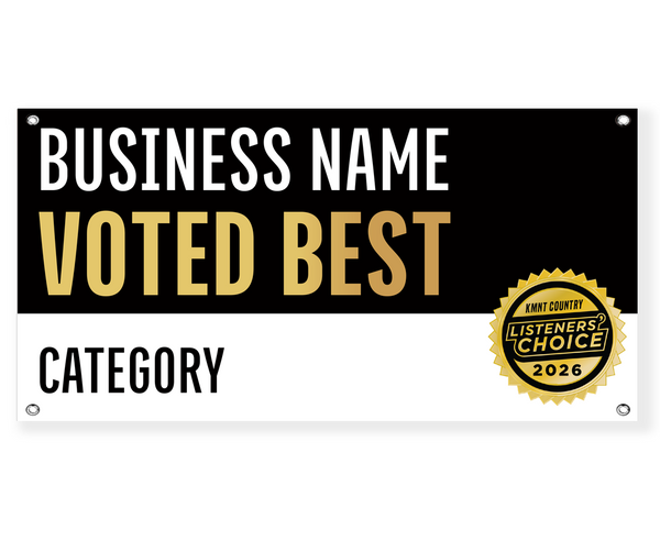 KMNT Country Listeners Choice - Banners