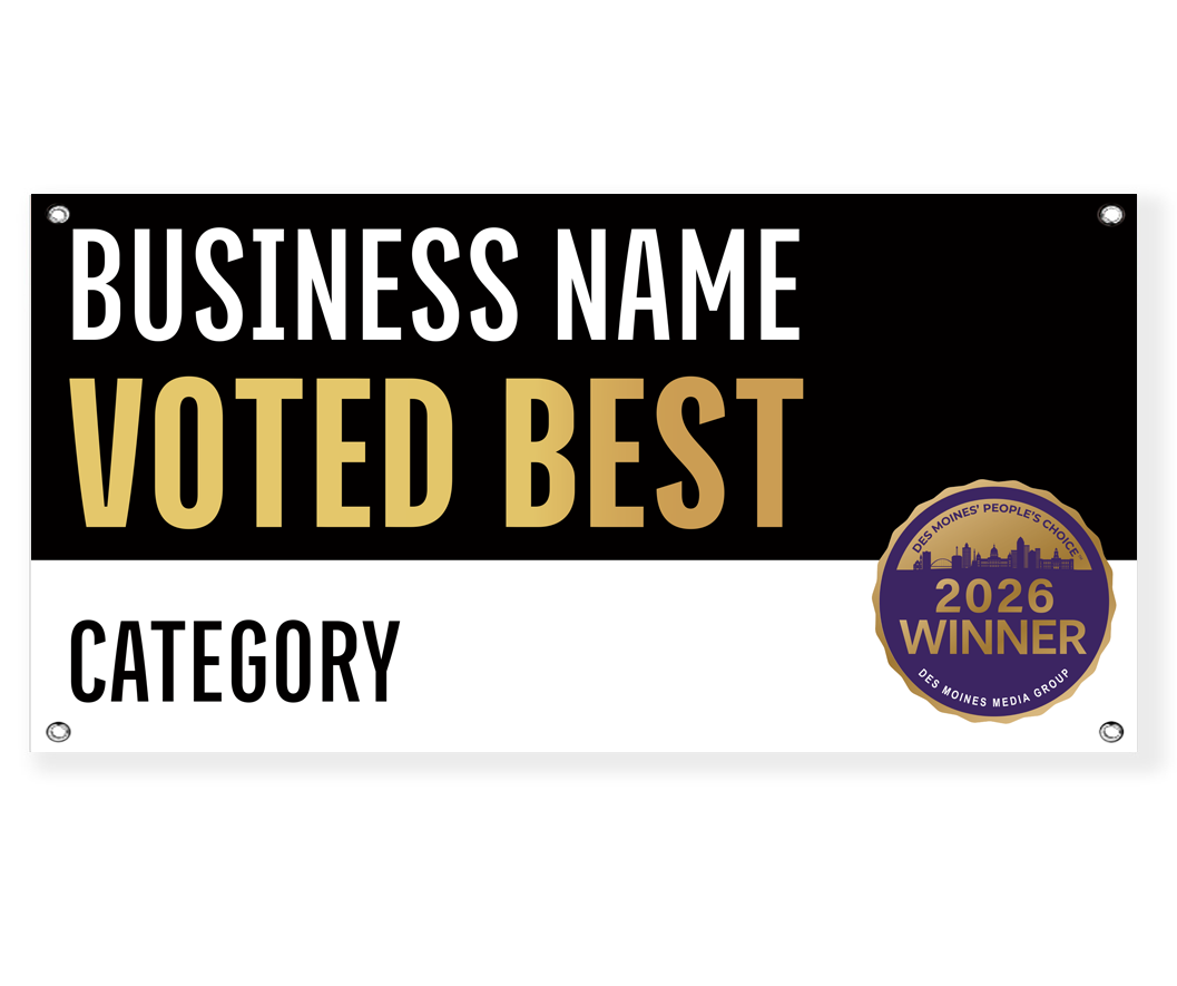 Des Moines' People's Choice - Banners