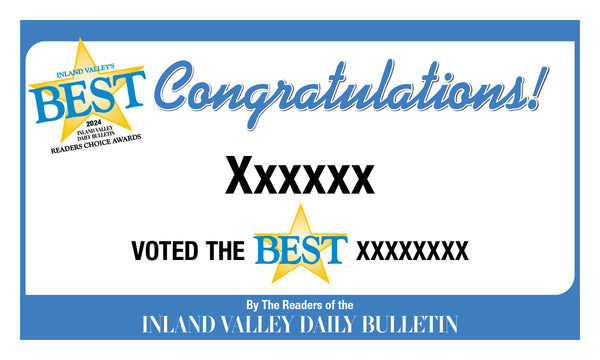 IVDB Best Of Certificate and Readers Choice Award | Outdoor Banners