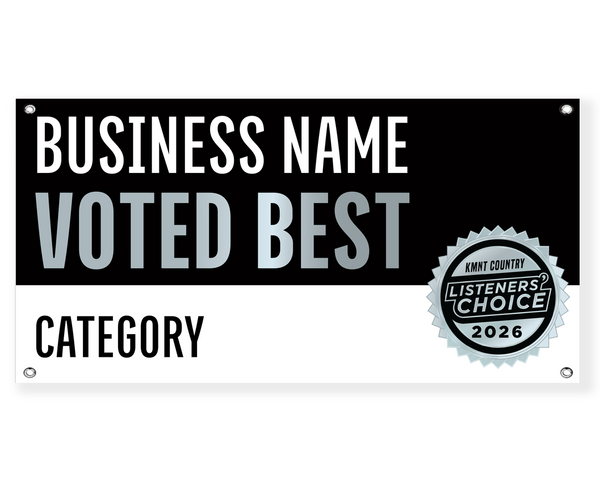 KMNT Country Listeners Choice - Banners