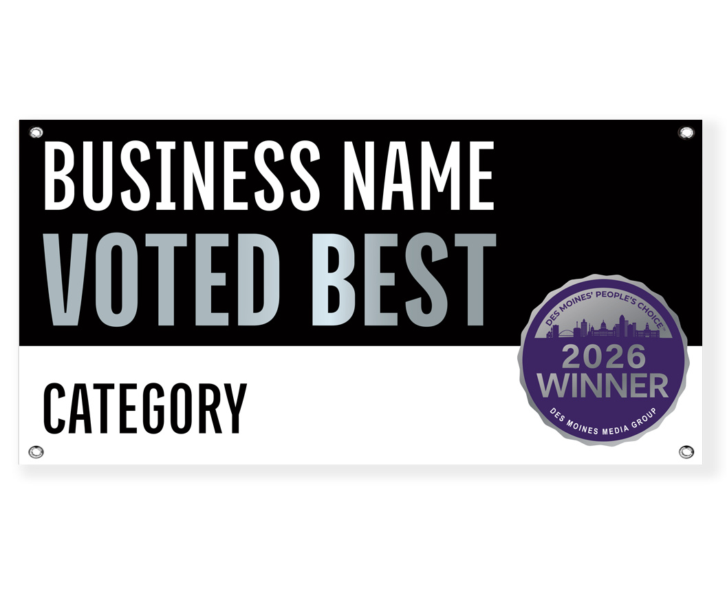 Des Moines' People's Choice - Banners