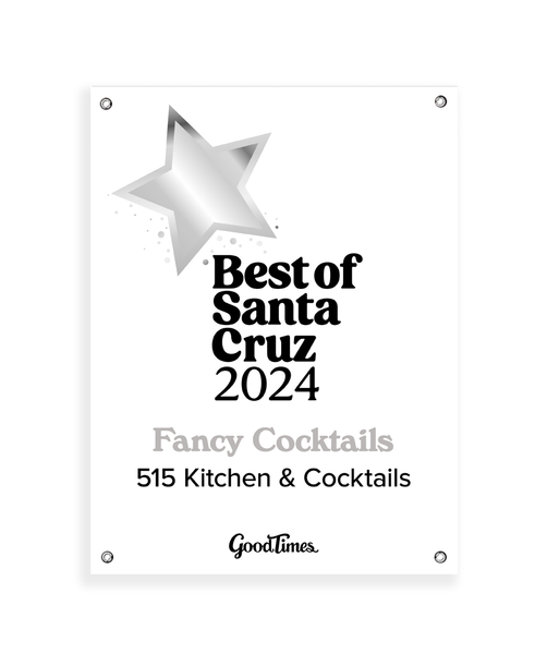 "Good Times: Best of Santa Cruz" Award - Vinyl Banner