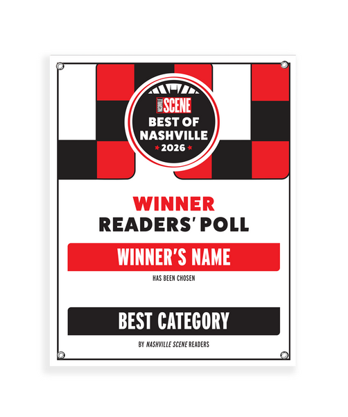 "Best of Nashville" Award Banner