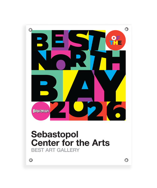 "Bohemian: Best of the North Bay" Award Banner