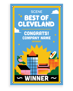 Cleveland Scene "Best of Cleveland" Award Banner