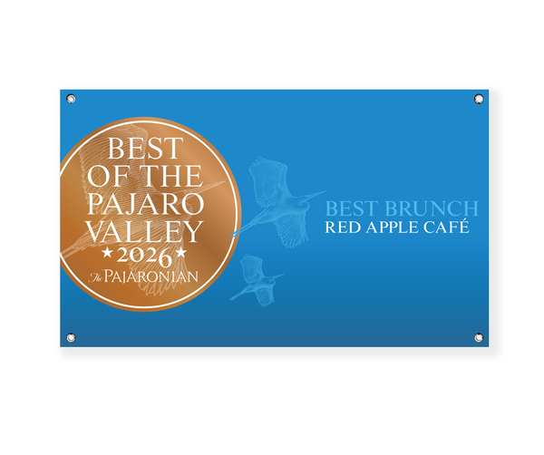 "Best of Pajaro Valley" Award Banner
