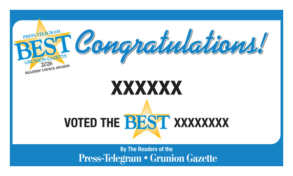 Press Telegram Best Of Award | Outdoor Banners