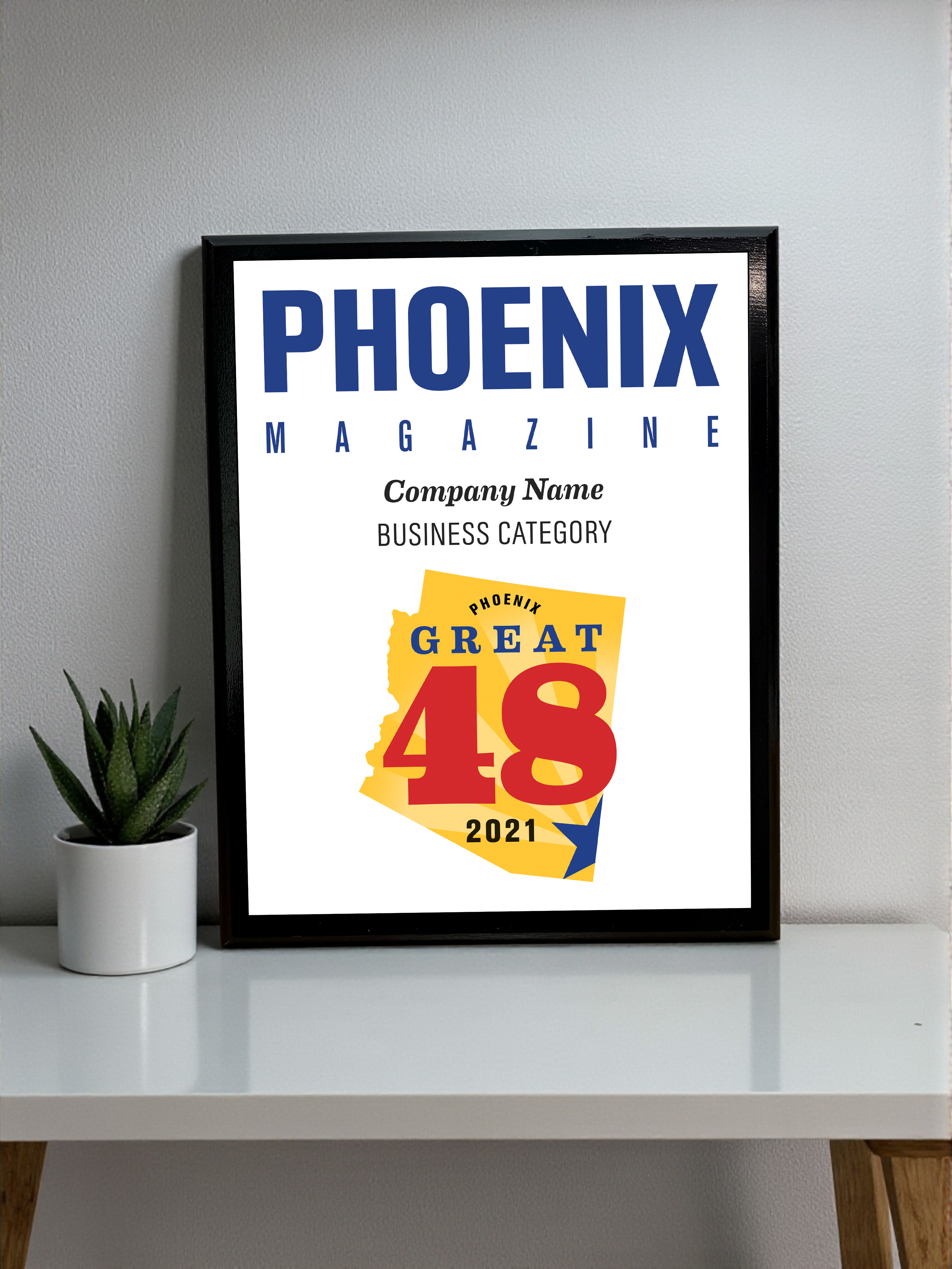 Phoenix Magazine - Classic Plaque