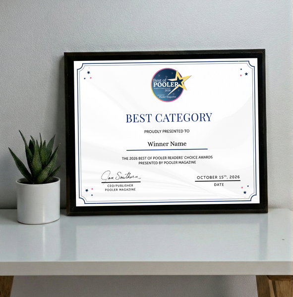 Best of Pooler - Classic Plaque