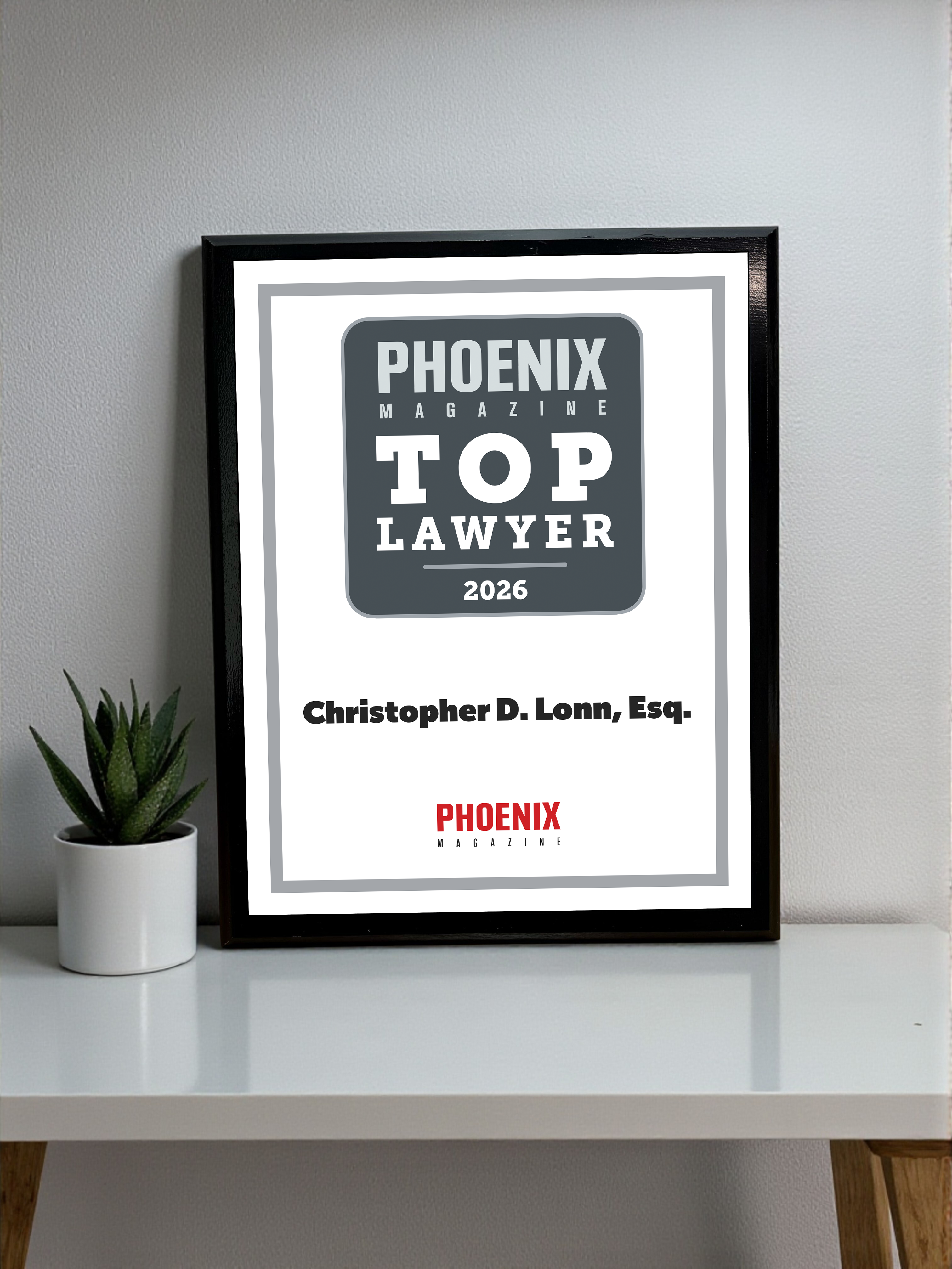 Phoenix Magazine - Classic Plaque