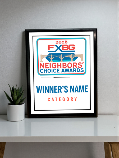 FXBG Neighbors Choice Awards - Classic Plaque