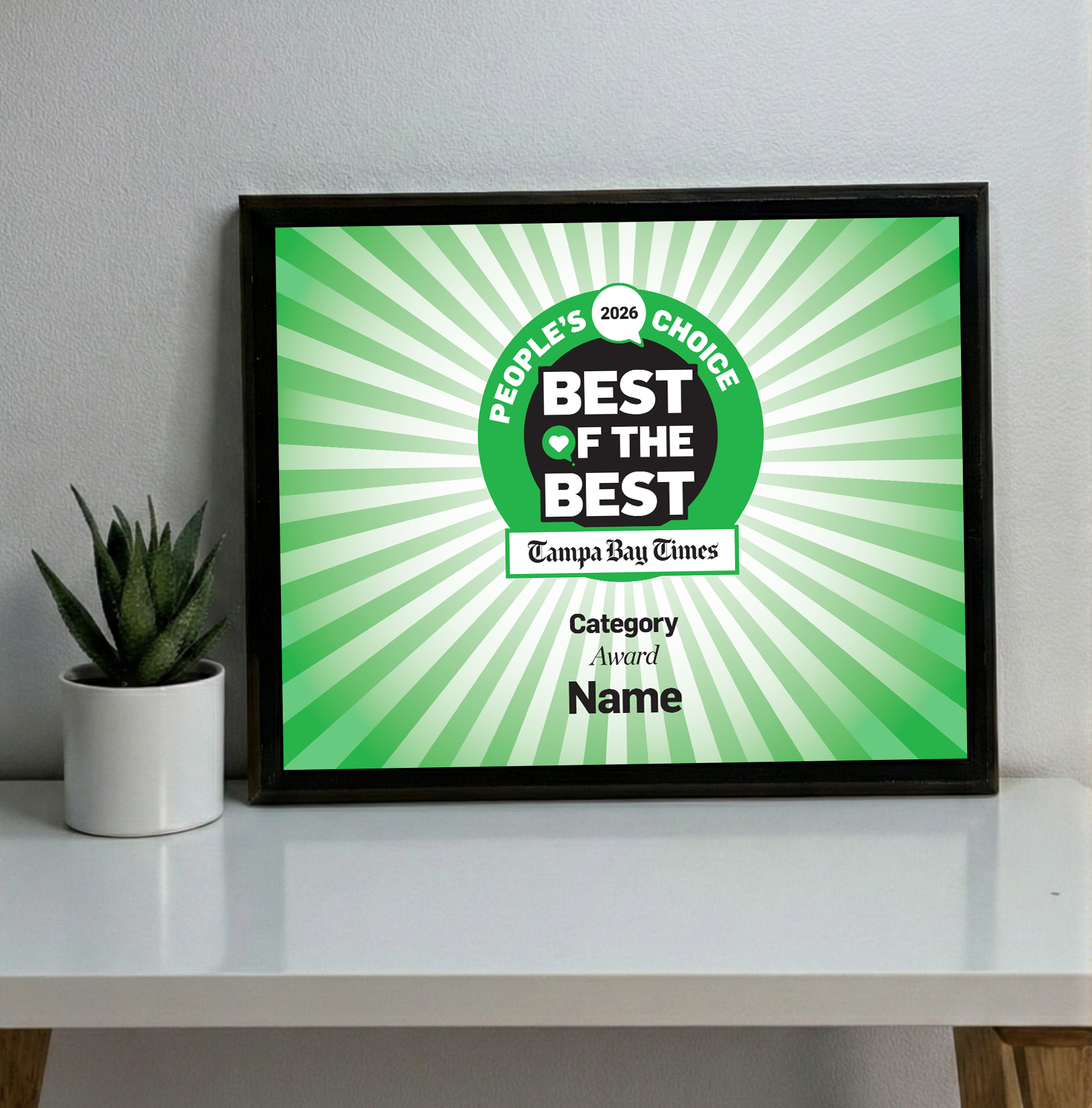 Best Of Tampa Bay Times - Classic Plaque