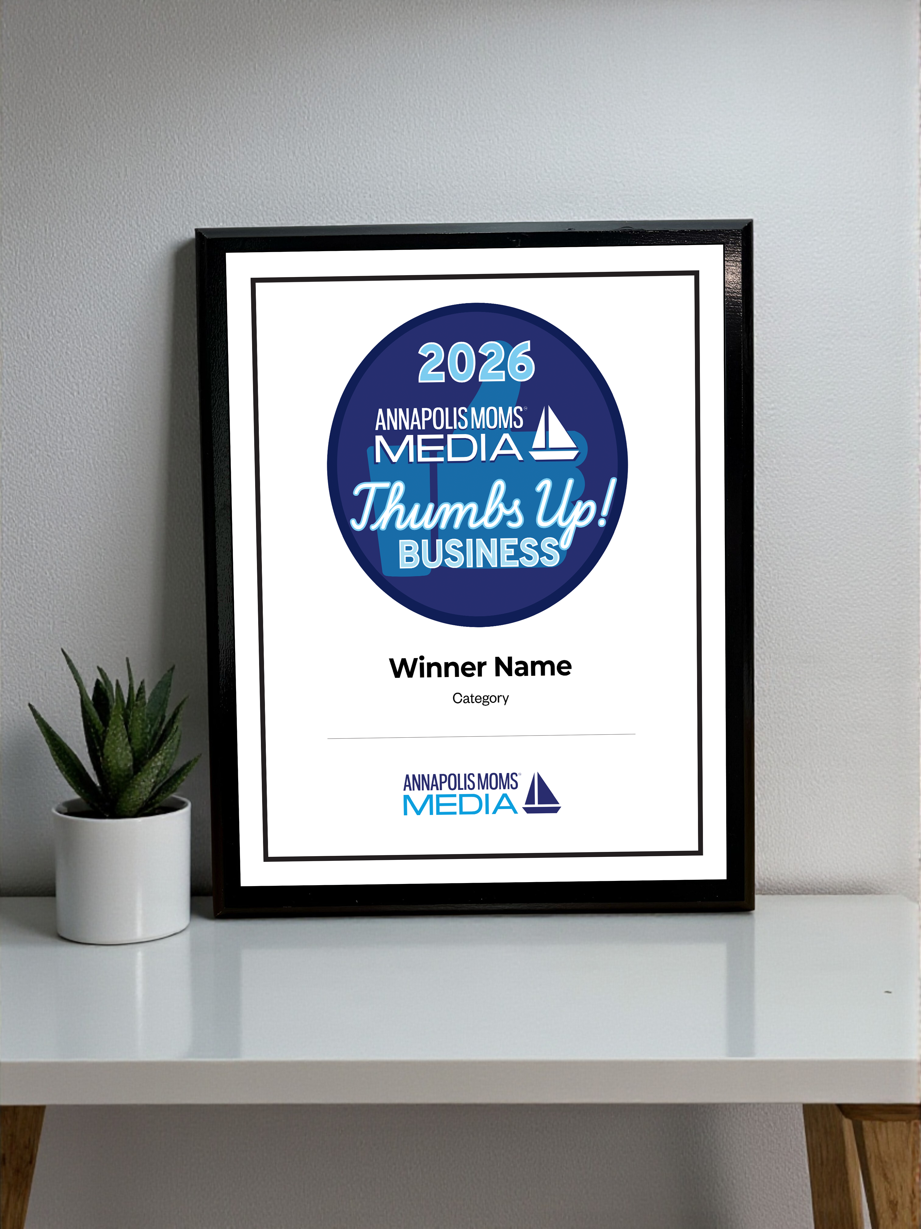 AMM Thumbs-Up Awards  - Classic Plaque