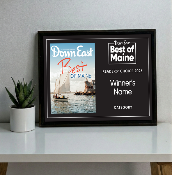"Best of Maine" Award - Classic Plaque