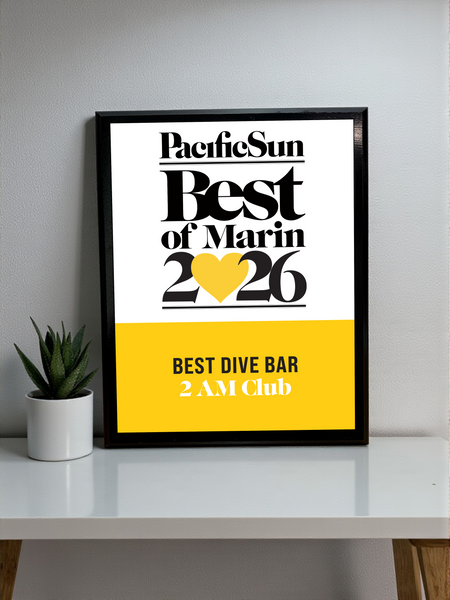 "Pacific Sun: Best of Marin" Award  - Classic Plaque