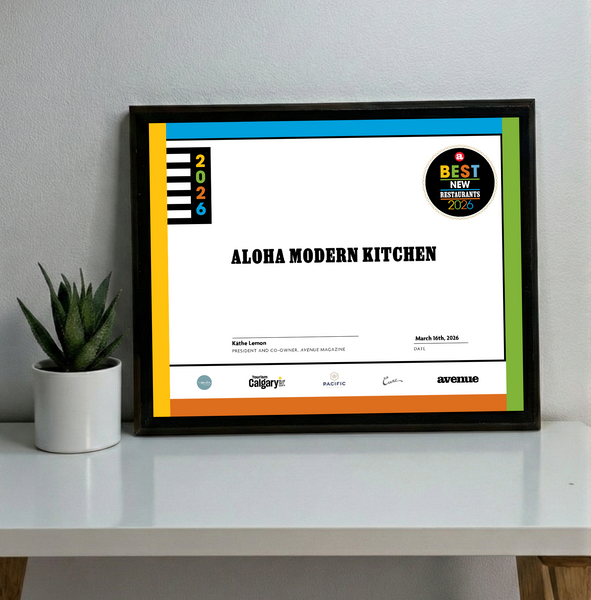 Avenue Magazine - Best New Restaurants - Classic Plaque