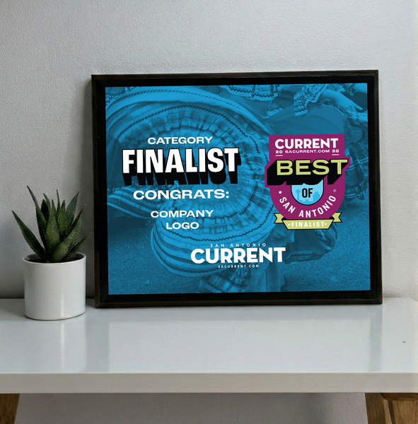 San Antonio Current "Best of San Antonio" Award - Classic Plaque