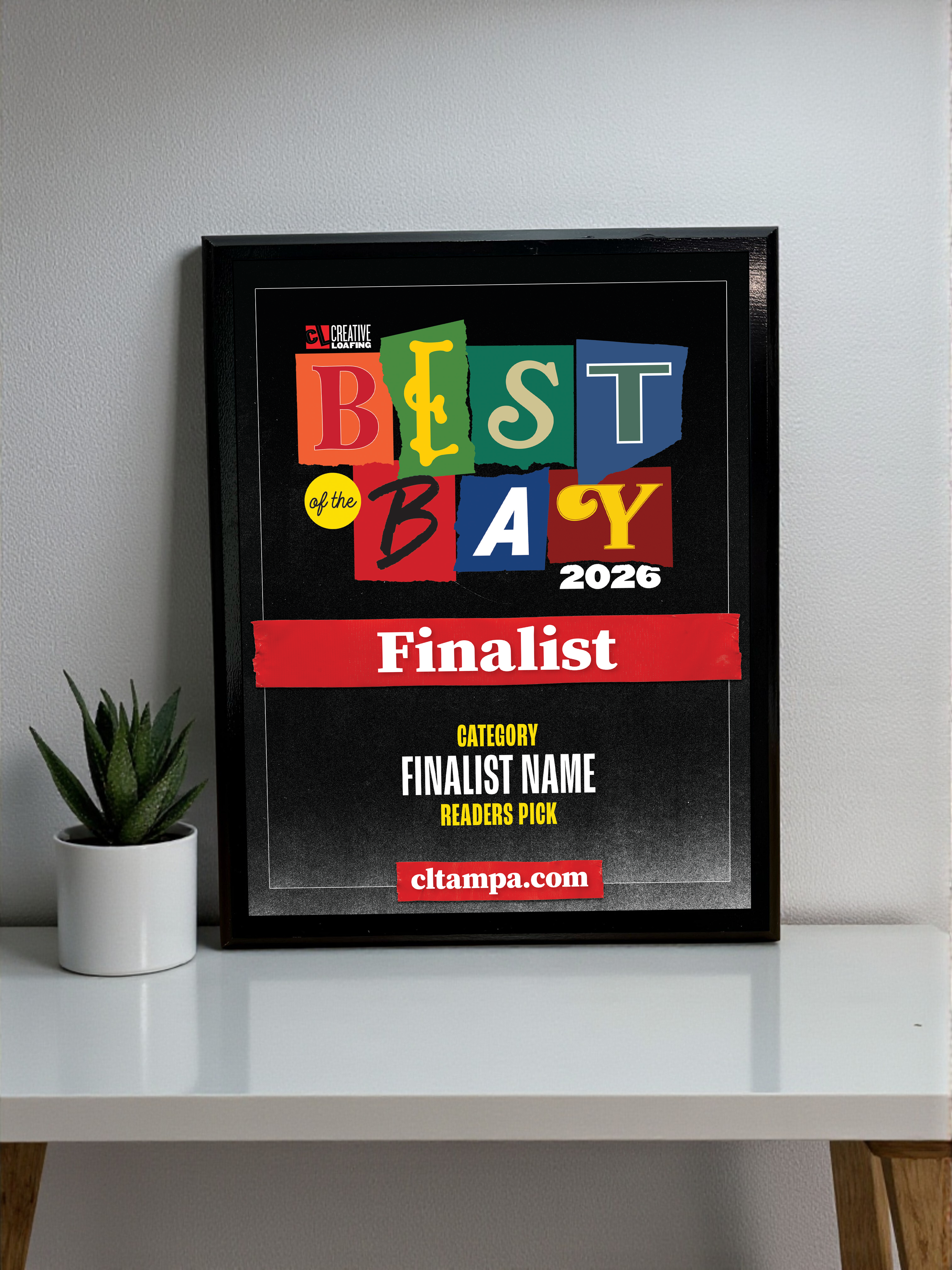 CL Tampa Bay Best of the Bay | Classic Plaque