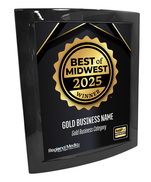 Best of Midwest - Eclipse Plaque with Metal Inlay