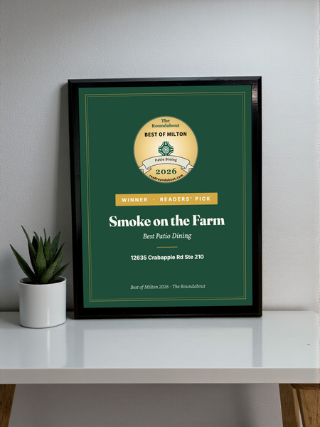 The Roundabout - Best of Milton - Classic Plaque