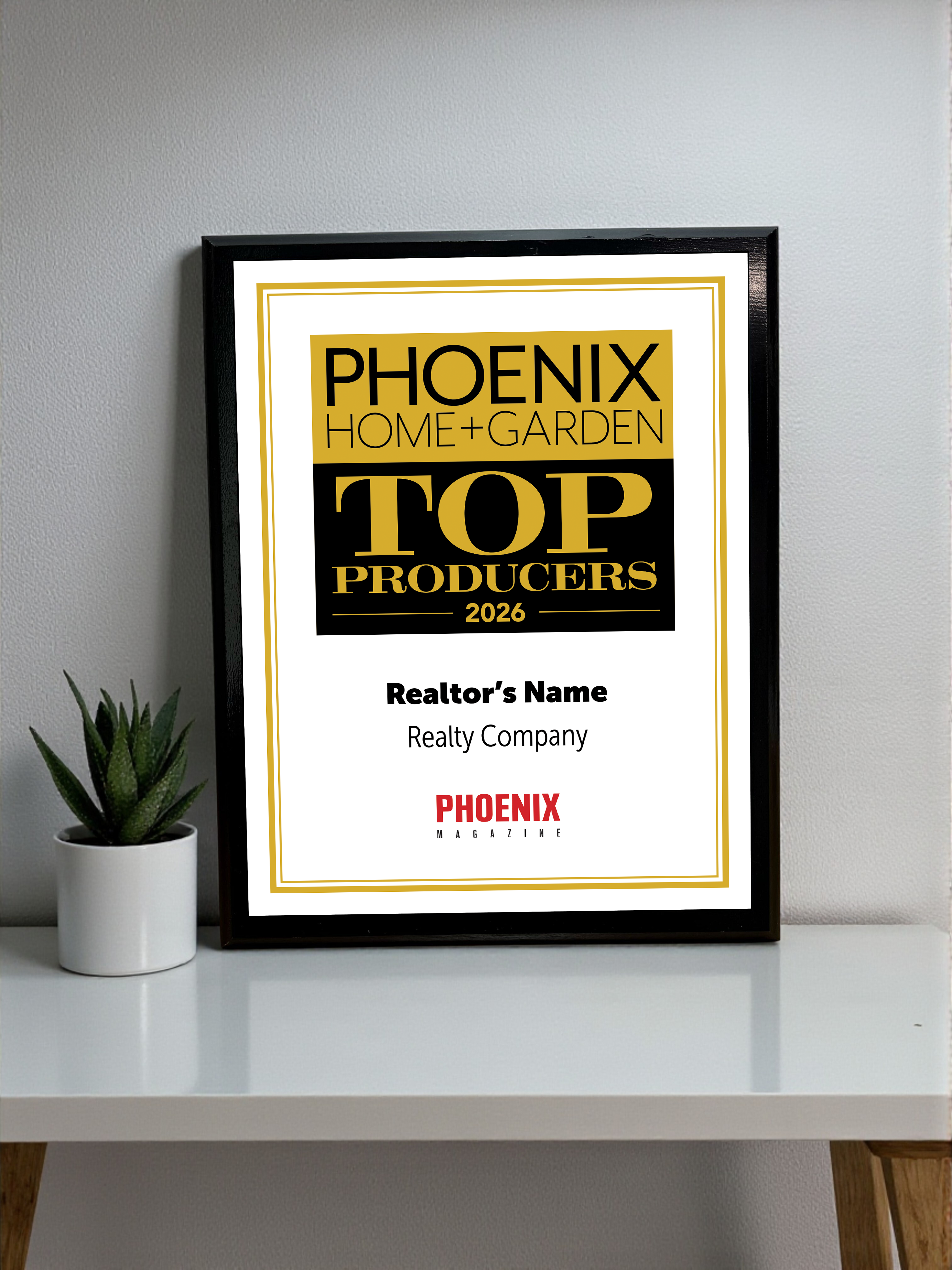 Phoenix Magazine - Classic Plaque