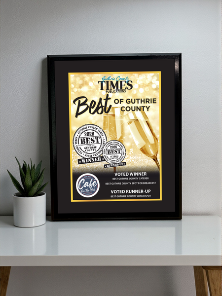 Guthrie Center Times - Best of Guthrie County - Classic Plaque