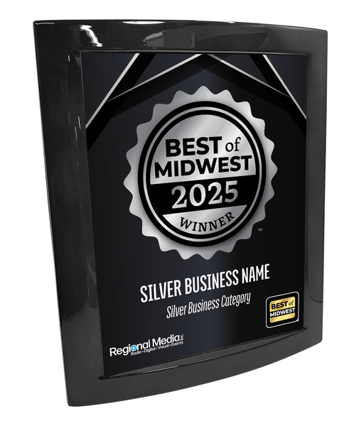 Best of Midwest - Eclipse Plaque with Metal Inlay