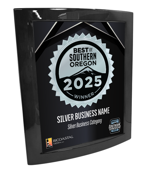 Best of Southern Oregon - Eclipse Plaque with Metal Inlay