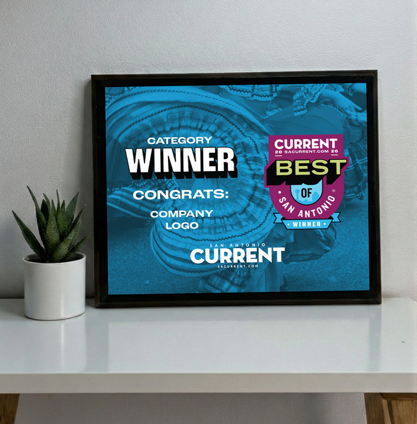San Antonio Current "Best of San Antonio" Award - Classic Plaque