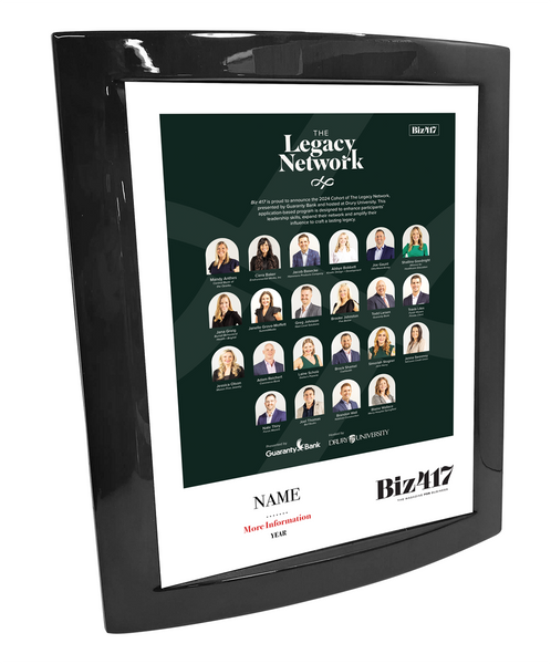 Biz 417 The Legacy Network Wooden Eclipse Plaque with Metal Inlay