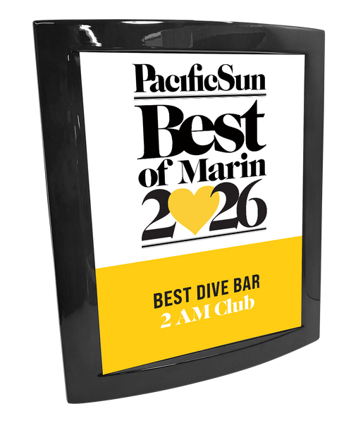 "Pacific Sun: Best of Marin" Award  - Eclipse Plaque