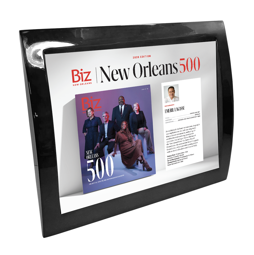 Biz New Orleans - New Orleans 500 - Eclipse Plaque with Metal Inlay