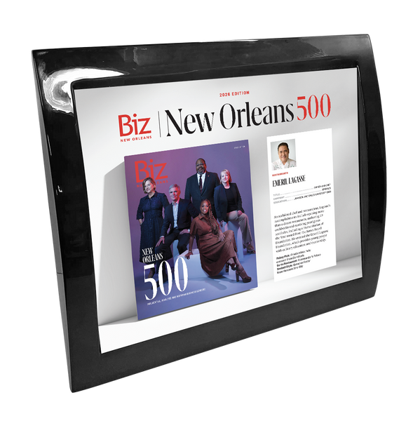 Biz New Orleans - New Orleans 500 - Eclipse Plaque with Metal Inlay