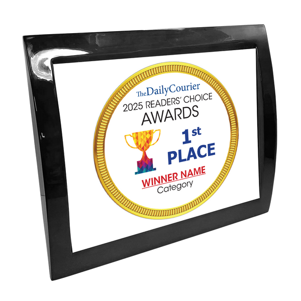 The Daily Courier - Readers' Choice Awards - Eclipse Plaque with Metal Inlay