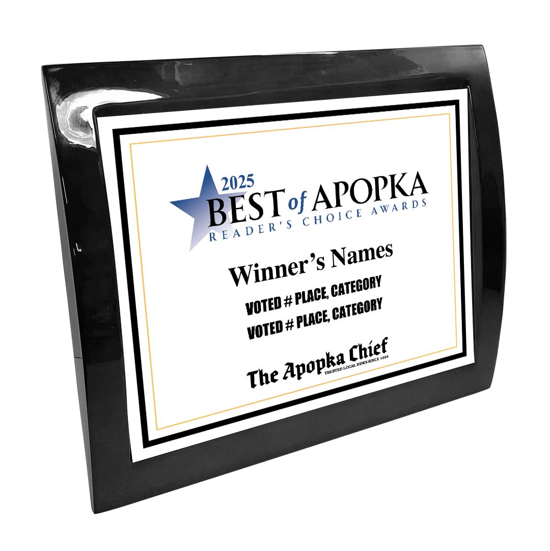 Best of Apopka Awards - Eclipse Plaque