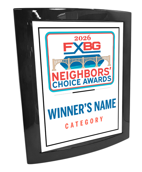 FXBG Neighbors Choice Awards - Eclipse Plaque