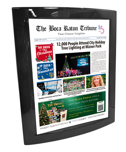 The Boca Raton Tribune - Articles- Eclipse Plaque