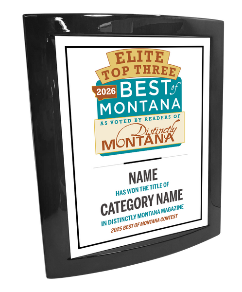 Best of Montana  - Eclipse Plaque