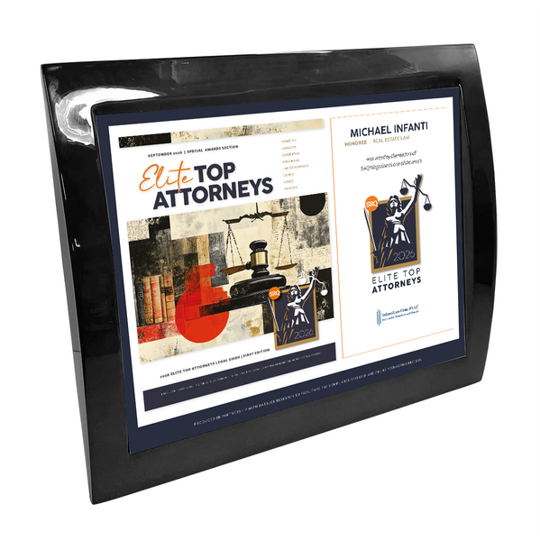 SRQ Elite Top Attorneys - Eclipse Plaque with Metal Inlay