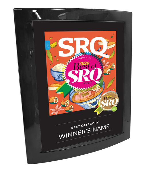 Best of SRQ - Cover- Eclipse Plaque with Metal Inlay