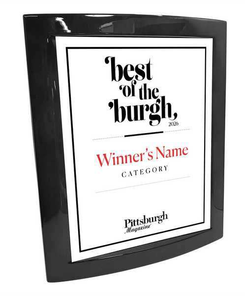 Pittsburgh Magazine - Best of the 'Burgh - Eclipse Plaque with Metal Inlay