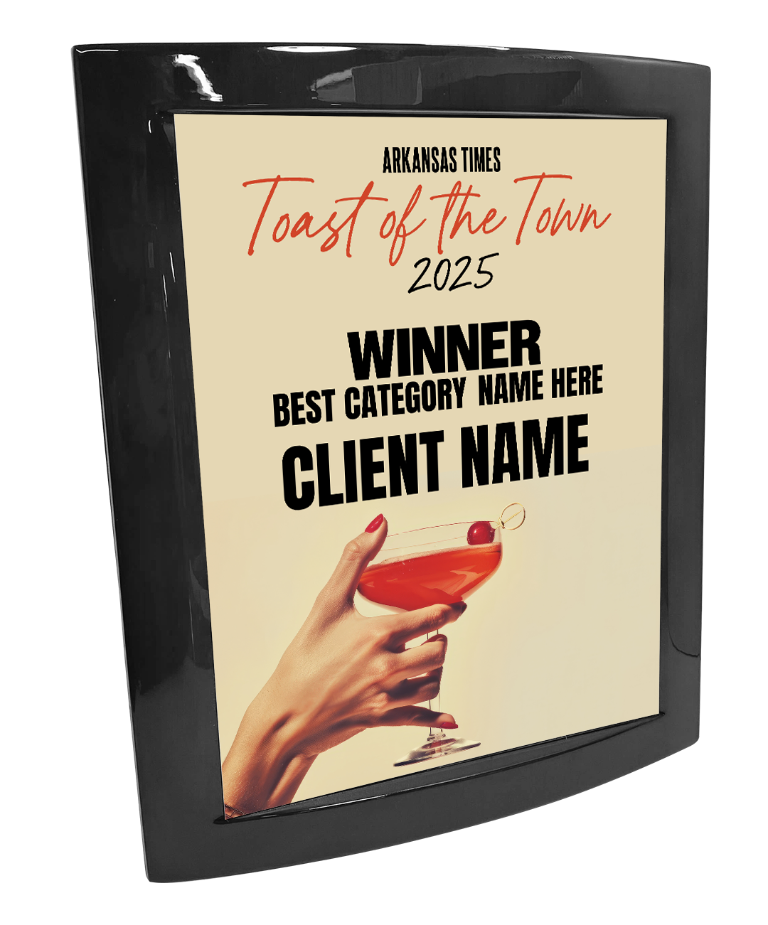 Toast of the Town - Eclipse Plaque