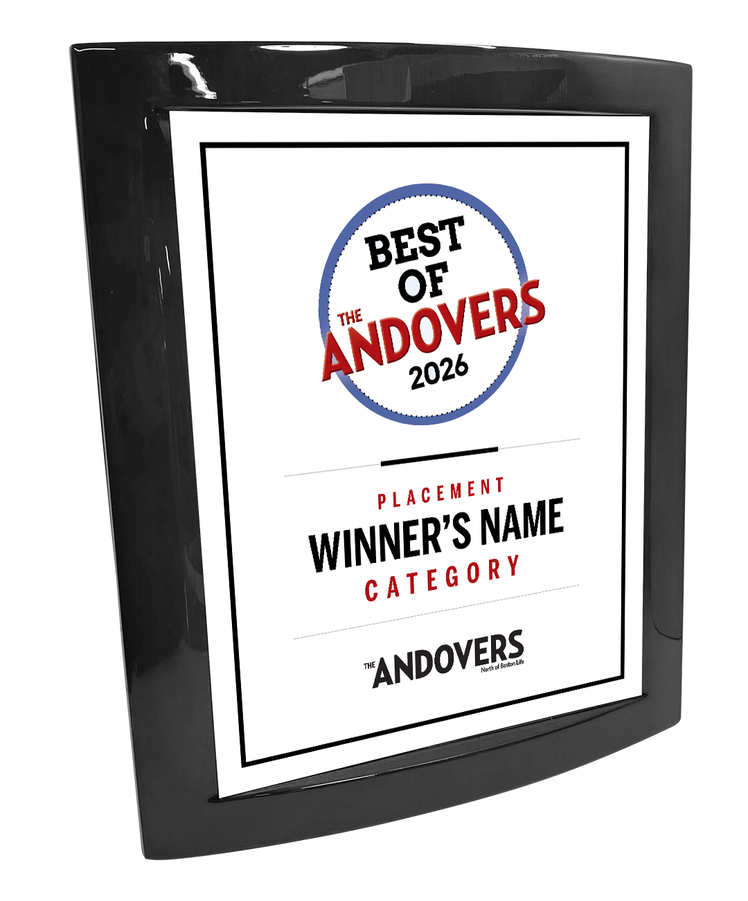 N. Boston Media Group - Best of Awards - Eclipse Plaque